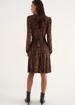 Abito Astrid stampato Leopardier