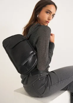 Bauletto Bagary effetto stropicciato