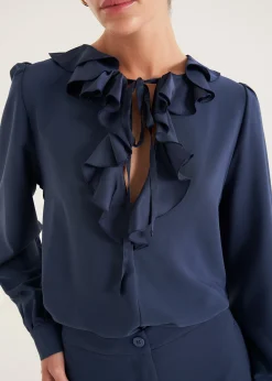 Blusa Cristel con rouches