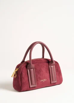 Borsa Blair a bauletto in ecocamoscio