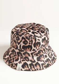 Cappello Cris reversibile leopardato