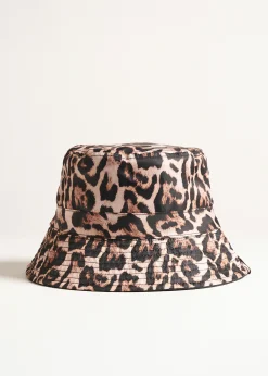 Cappello Cris reversibile leopardato