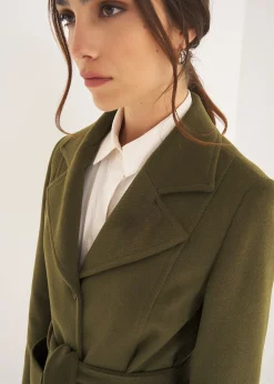 Cappotto Clotilde con cintura