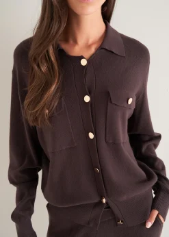 Cardigan Camilla con collo baby