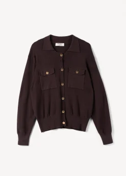 Cardigan Camilla con collo baby