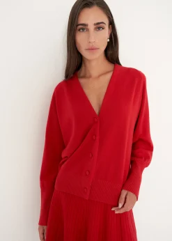 Cardigan Clarence con scollo a V