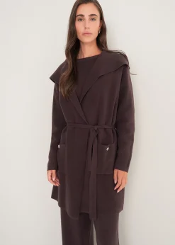 Cardigan Clotilde con collo a scialle