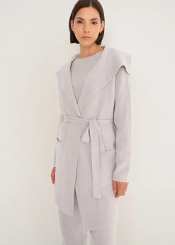 Cardigan Clotilde con collo a scialle
