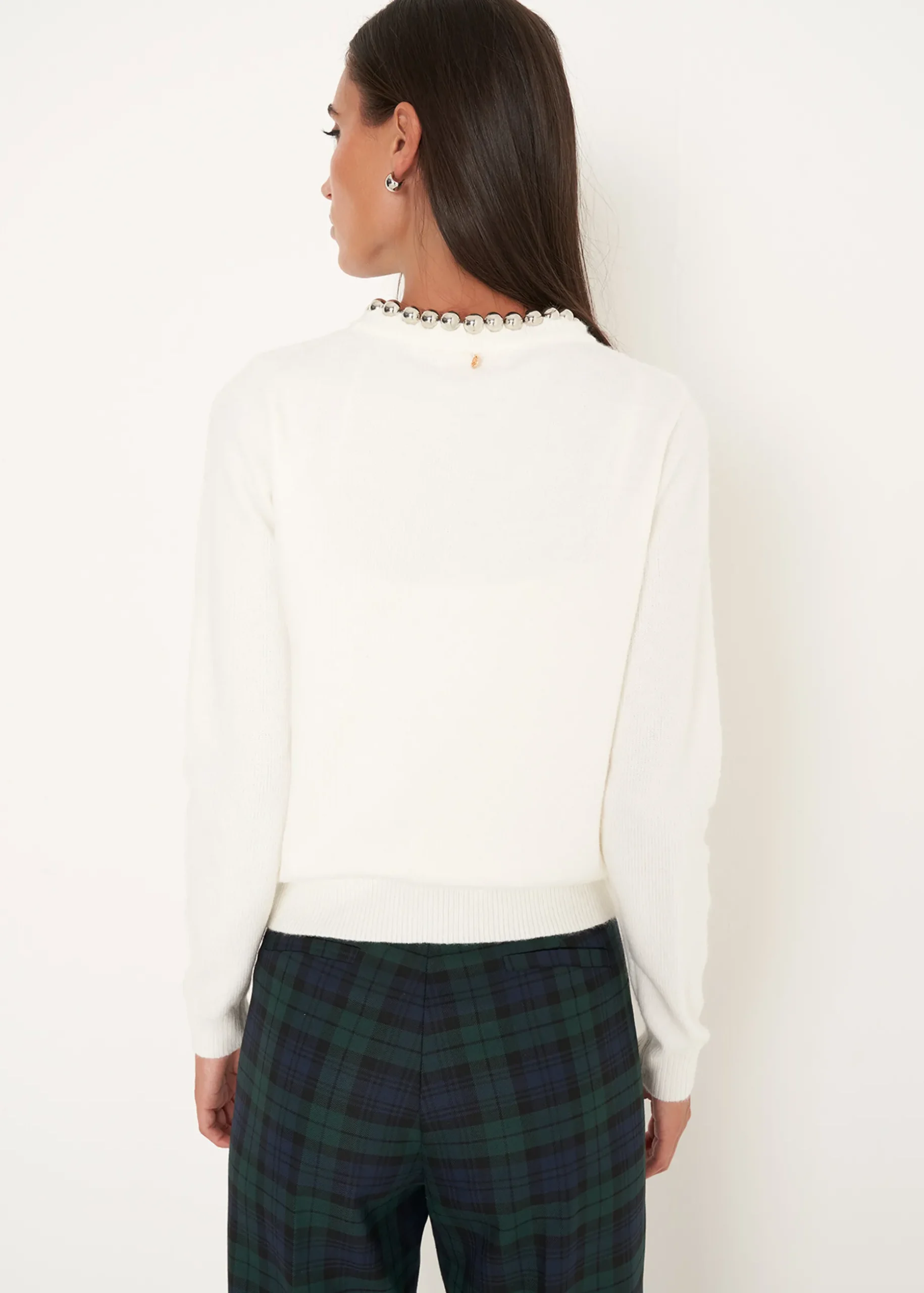 Cardigan Coeur con dettaglio gioiello