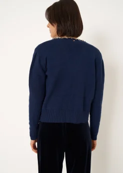 Cardigan Crimea con catena gold