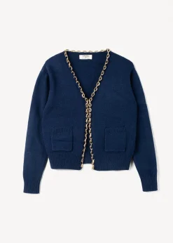 Cardigan Crimea con catena gold