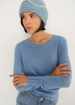 Cuffia Cylk con ricamo di perle