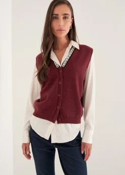 Gilet Gioel con paillettes