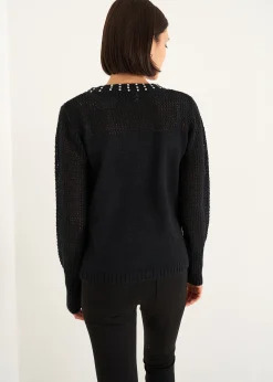 Maglia Magnolia con brillantini