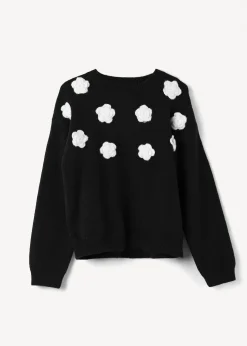 Maglia Marley con fiori 3D