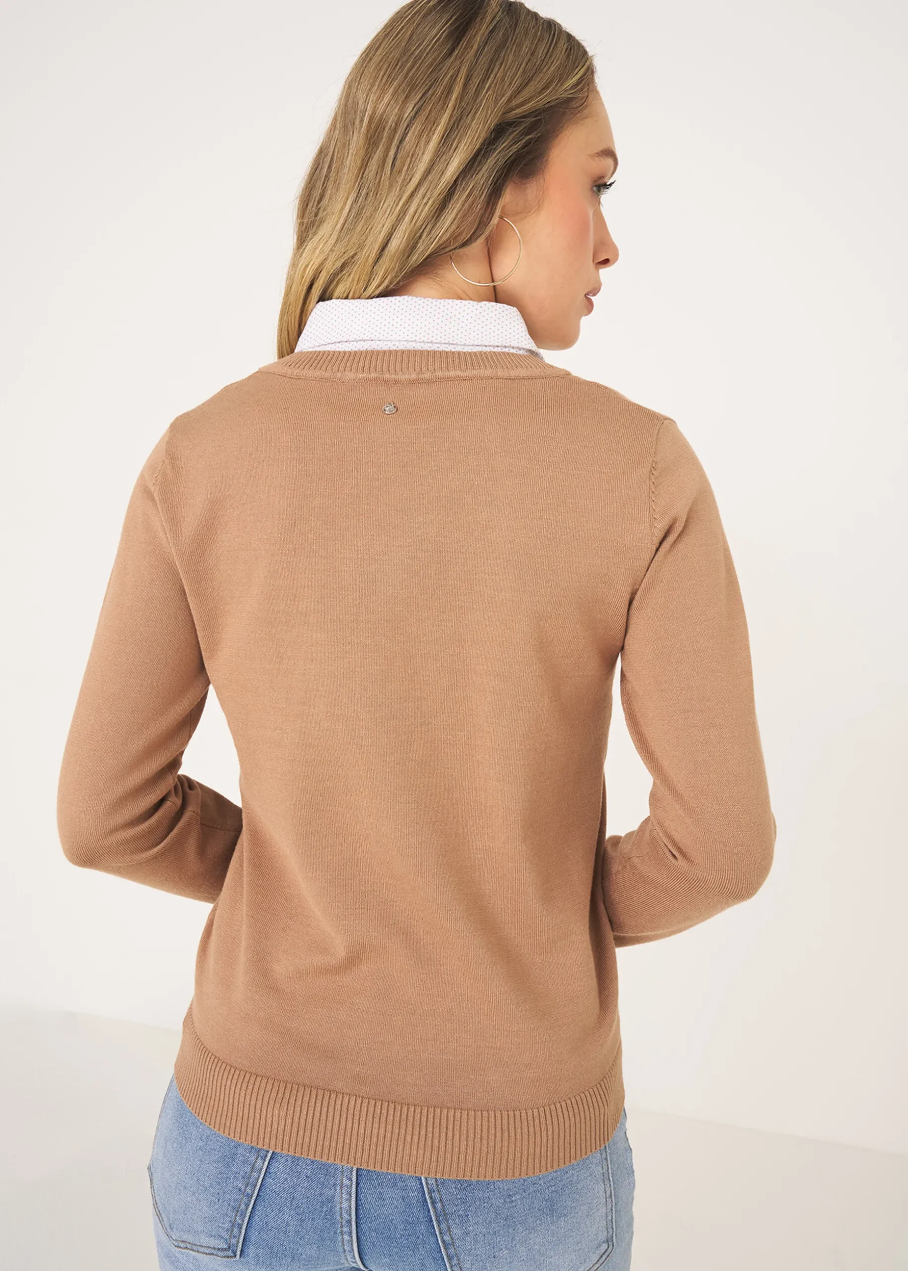 Maglia Myka con dettagli pois