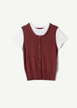 Maglia Siria modello fake gilet