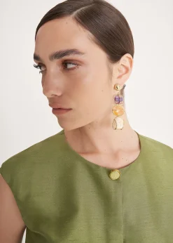 Orecchini Gwen con pietre