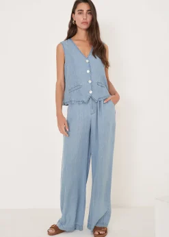 Pantaloni Pizzo chambray