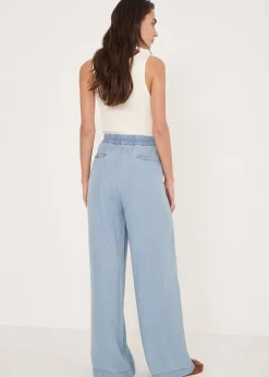 Pantaloni Pizzo chambray