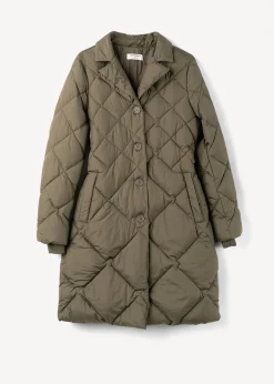 Piumino Pat trapuntato a rombi con gilet staccabil