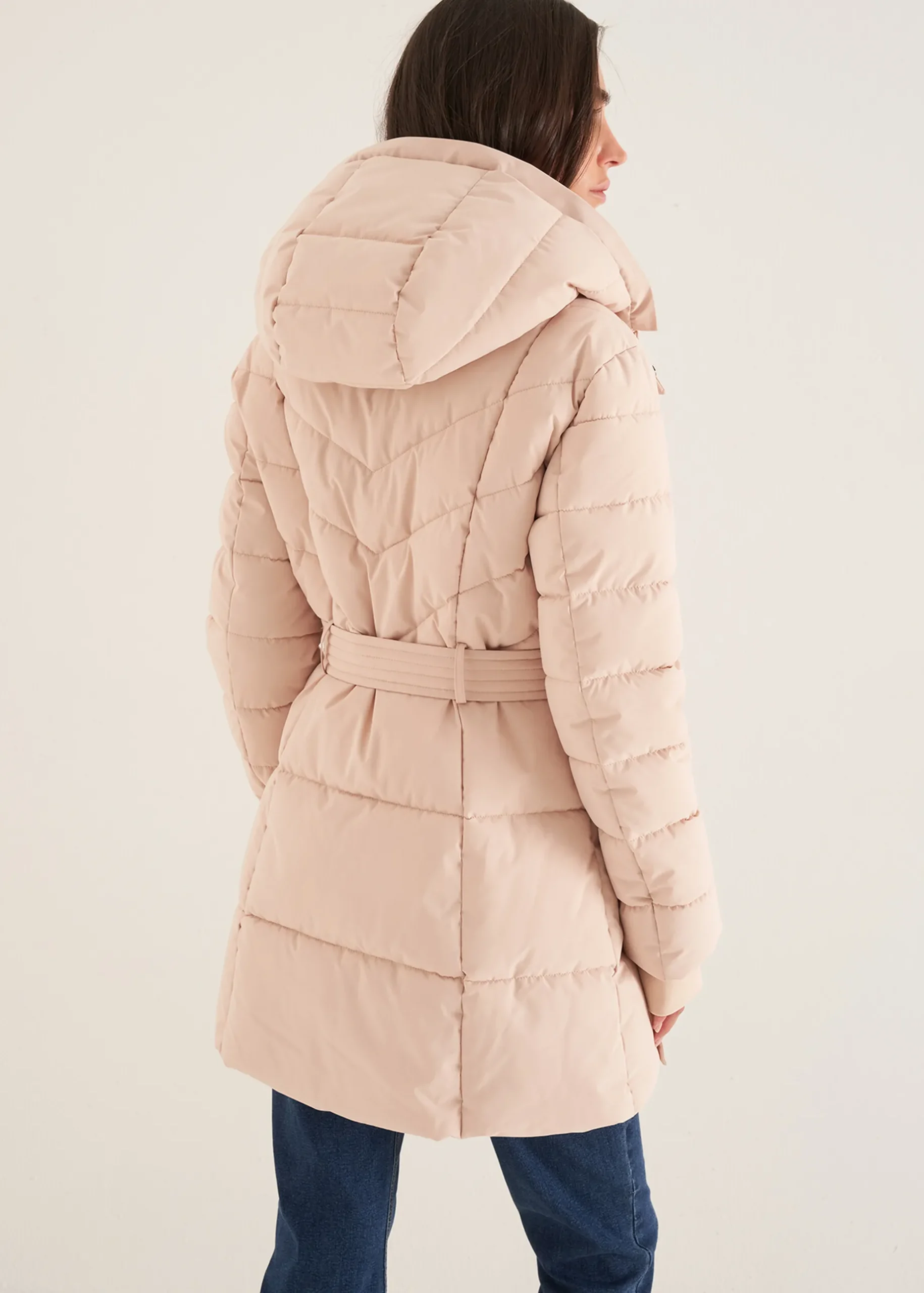 Piumino Prince con cintura