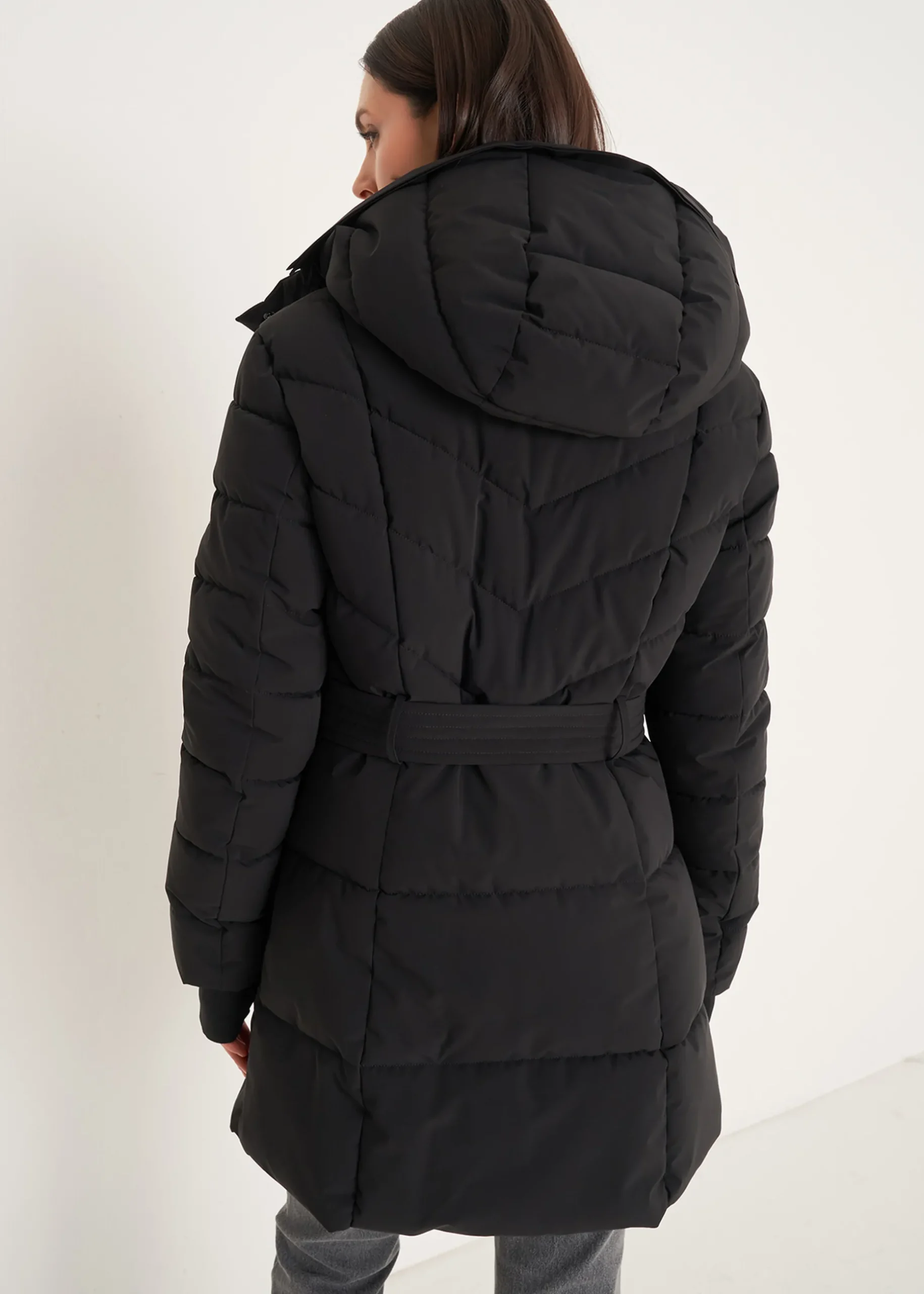 Piumino Prince con cintura
