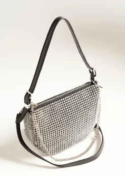 Pochette Barbara con cristalli