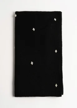 Sciarpa Sarym con micro perle