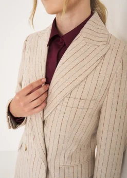 Tailleur Gessato a Doppio Petto