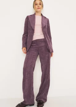 Tailleur in Velluto a Coste
