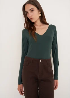 T-shirt Sara con scollo a V