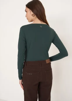 T-shirt Sara con scollo a V
