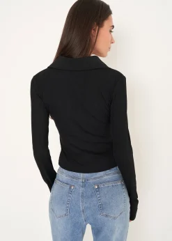 T-shirt Seymur con collo a camicia